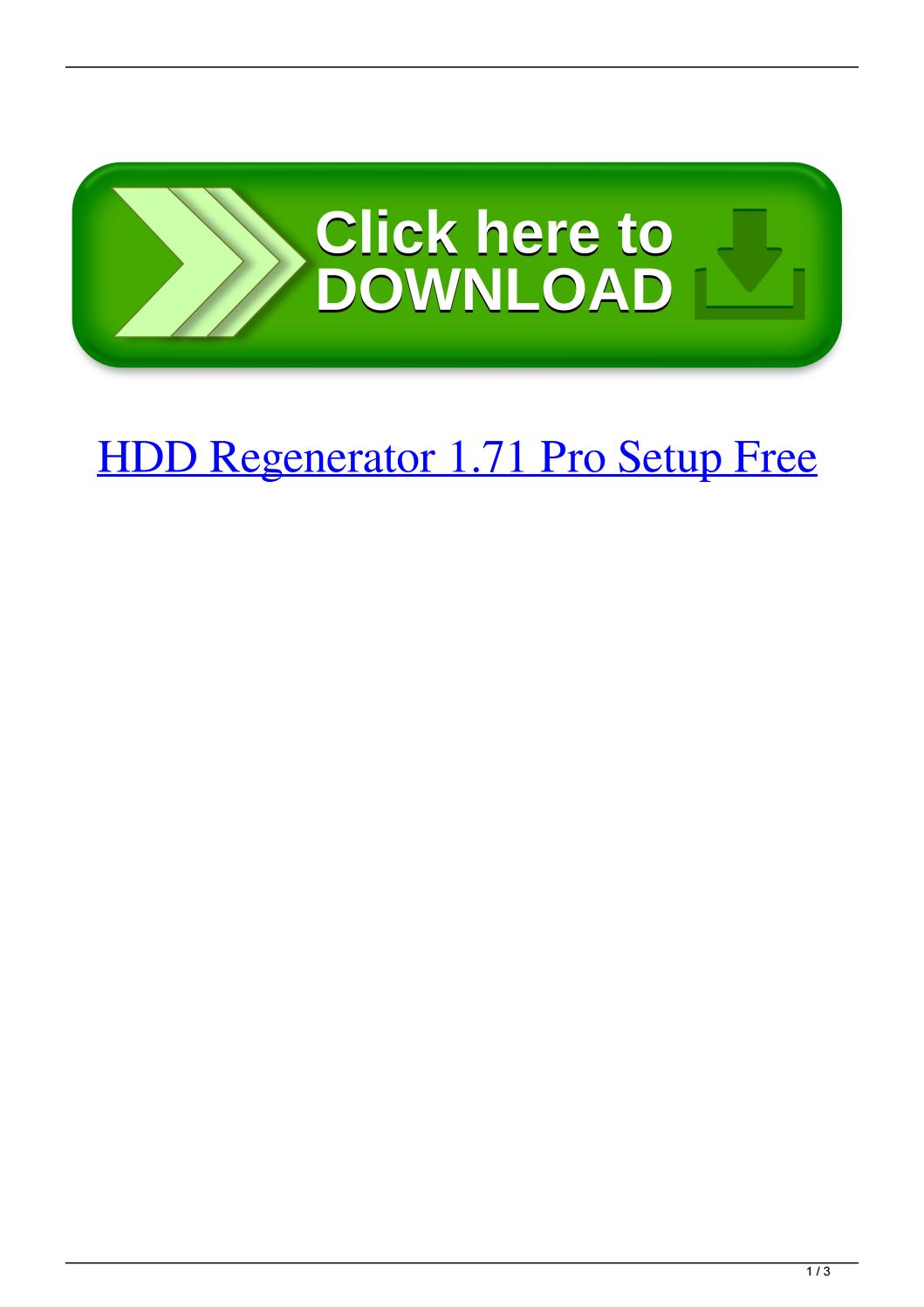 Hdd regenerator 1.71 free
