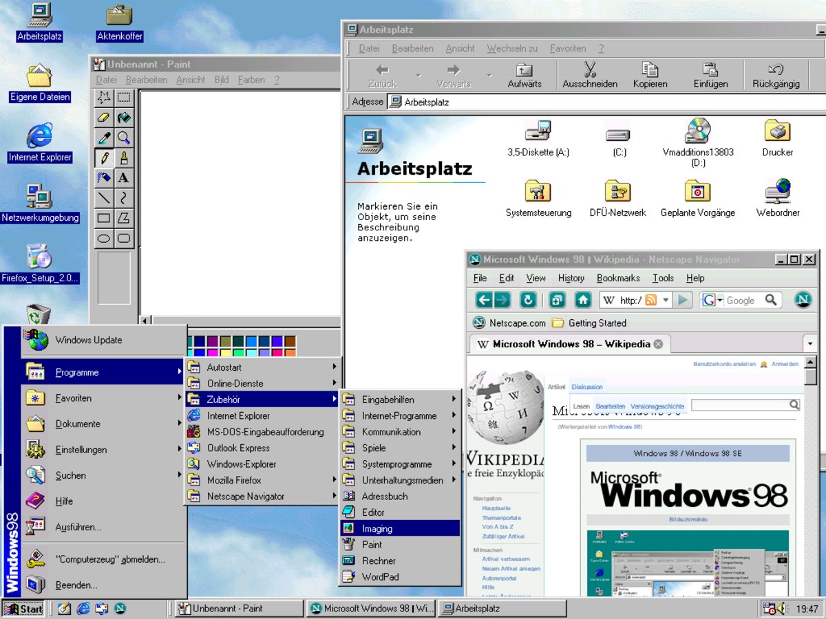 Windows 98se updates archive